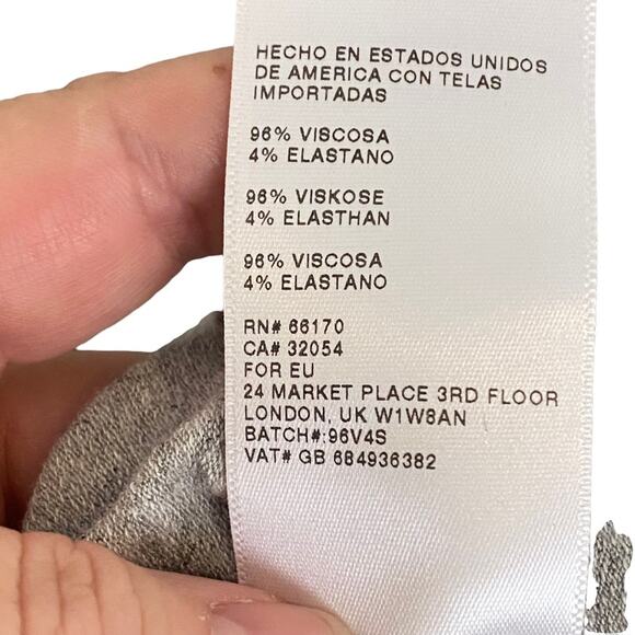 Silence + Noise Urban Outfitters Anthro Draped Twist Front Blouse S - Picture 5 of 6